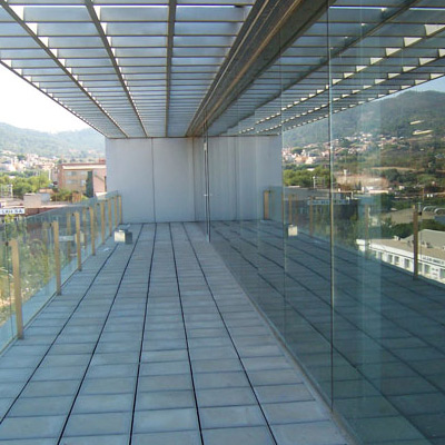 Curtain walls skylight